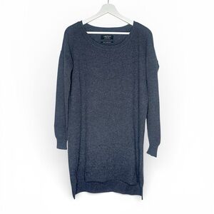 All Saints 100% Cashmere Sweater Dress Dark Gray US 6 UK 10